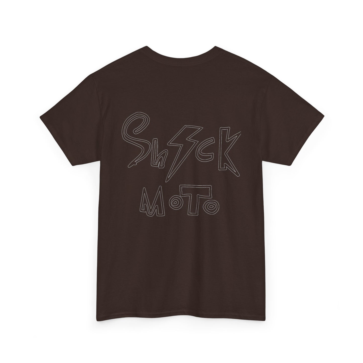 Shockmoto dark color light logo tee