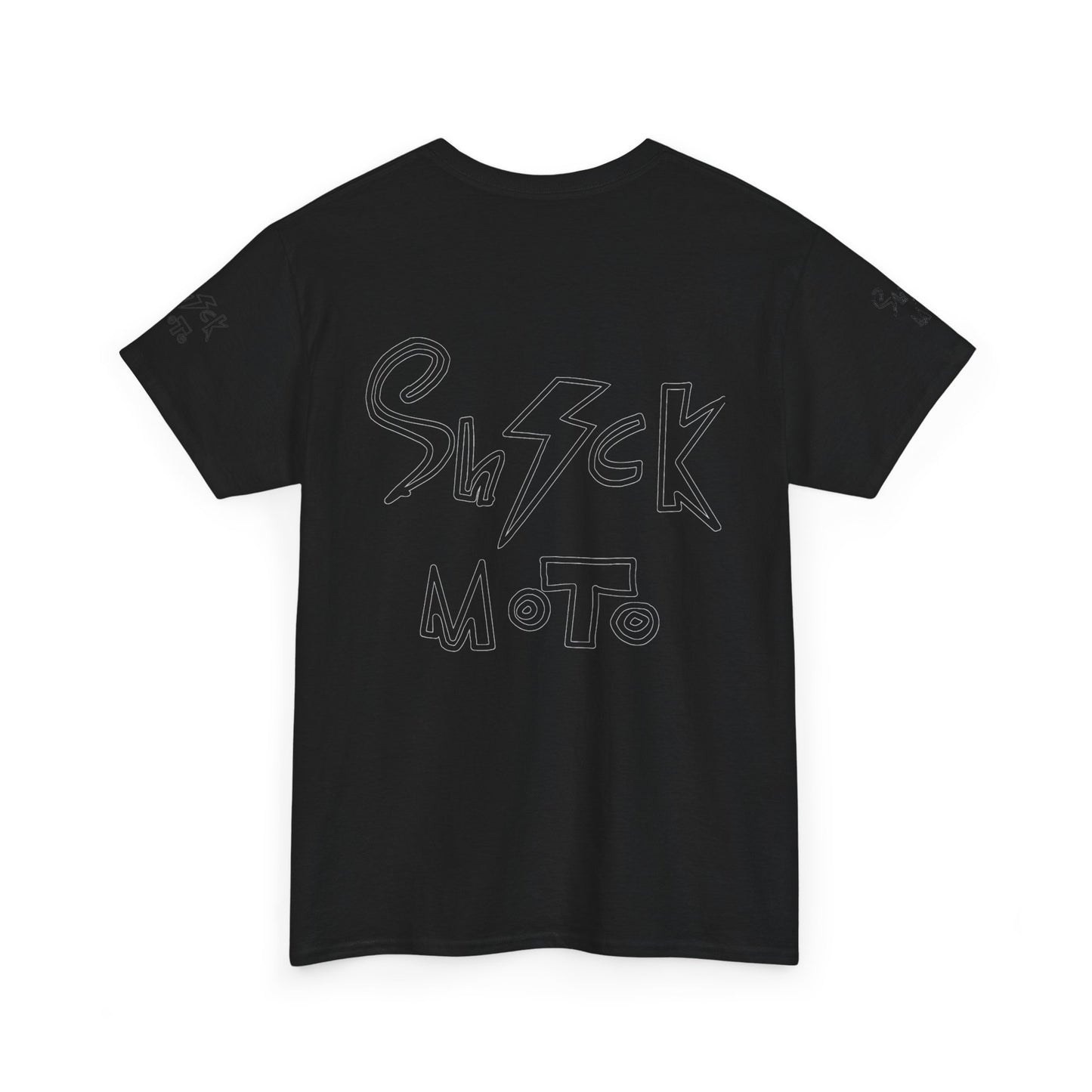 Shock moto graphic tee wheelie and combo in style