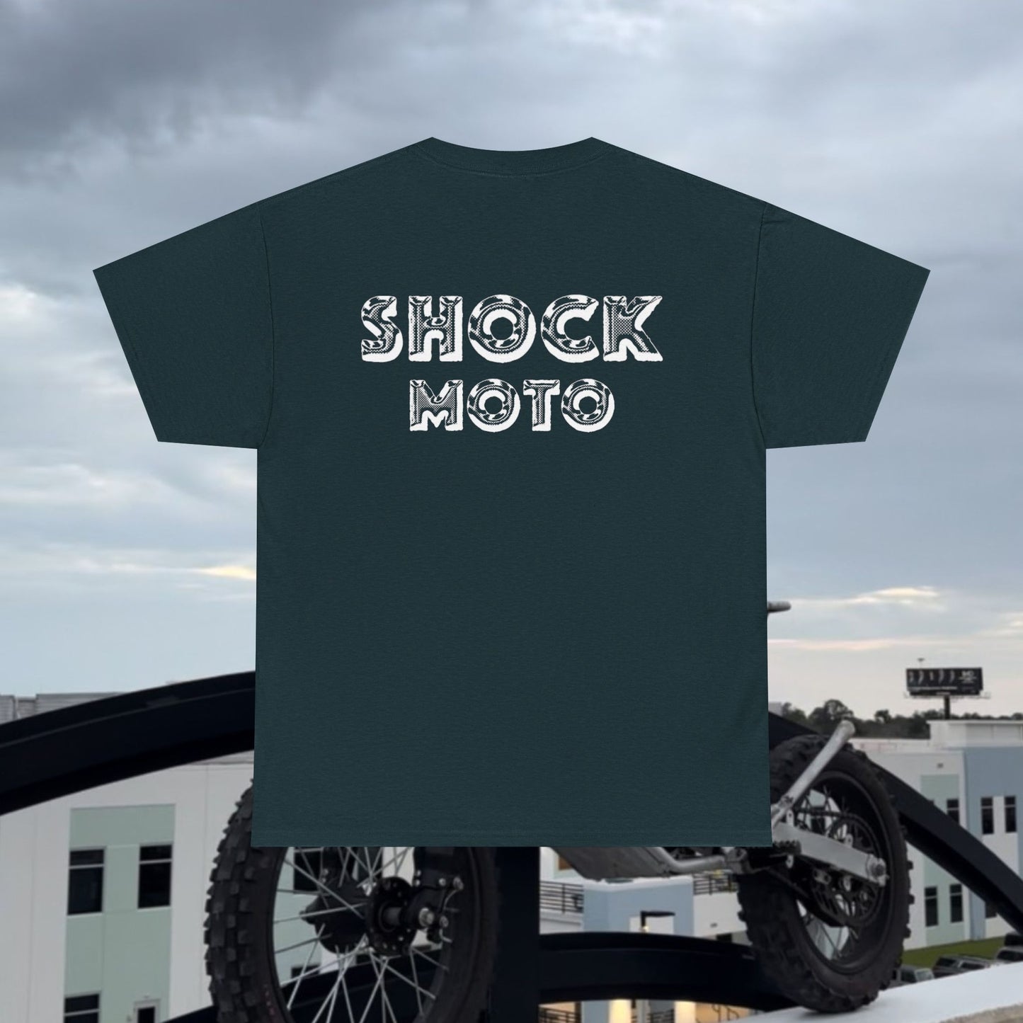 Shockmoto dark colors destroyed logo