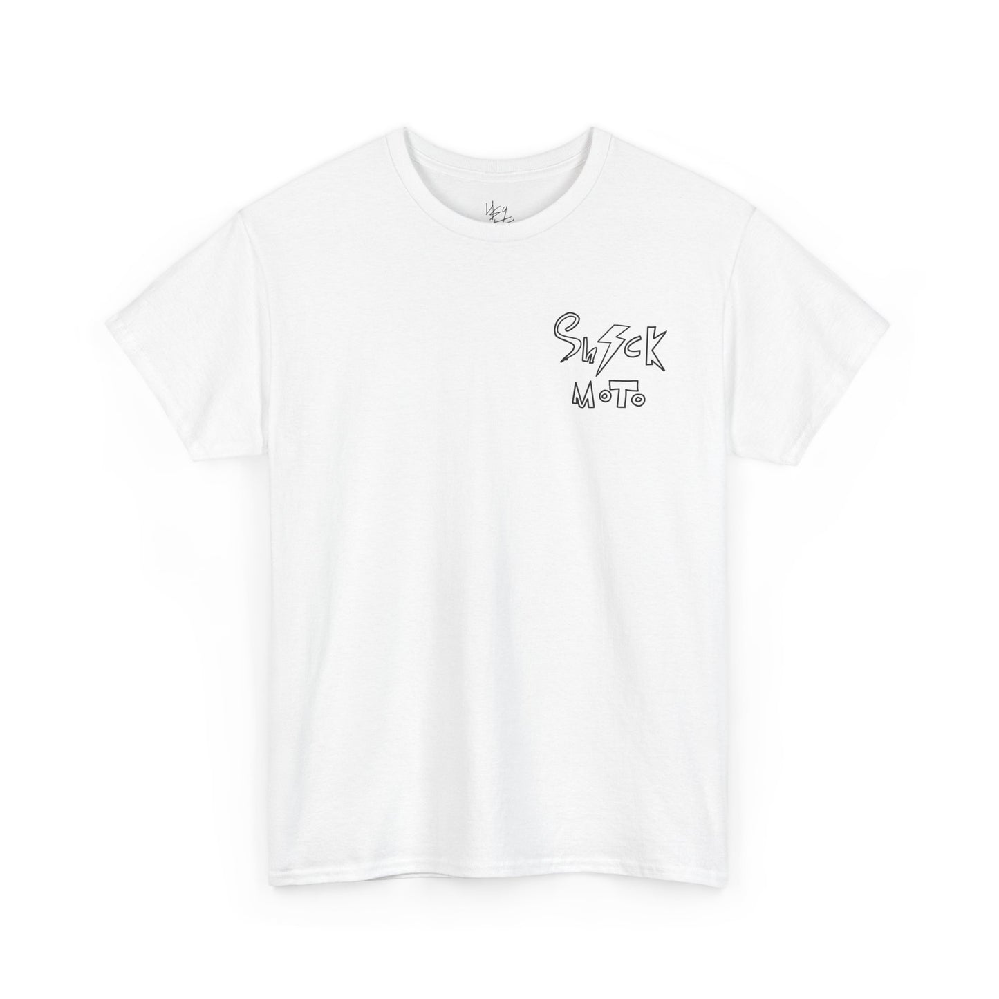 Shock moto graphic tee wheelie and combo in style
