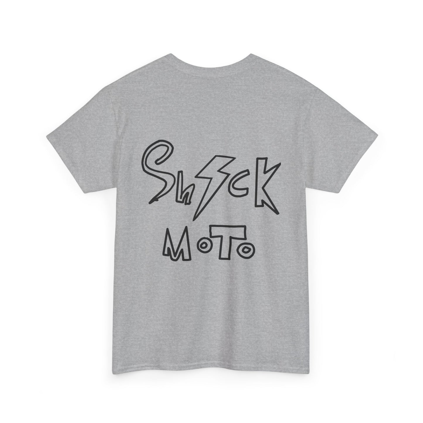 Shock moto graphic tee wheelie and combo in style