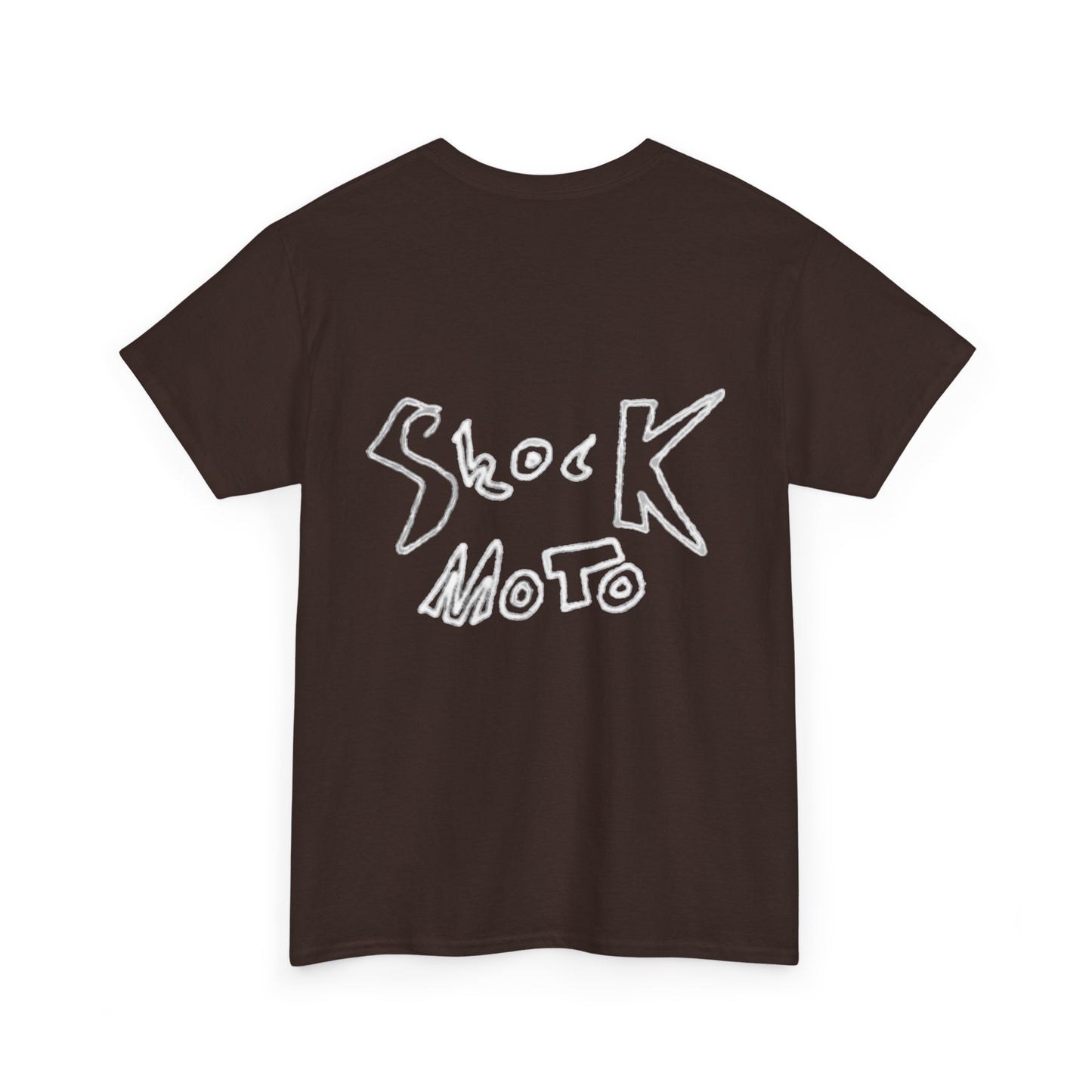 Shockmoto dark color light logo spray paint