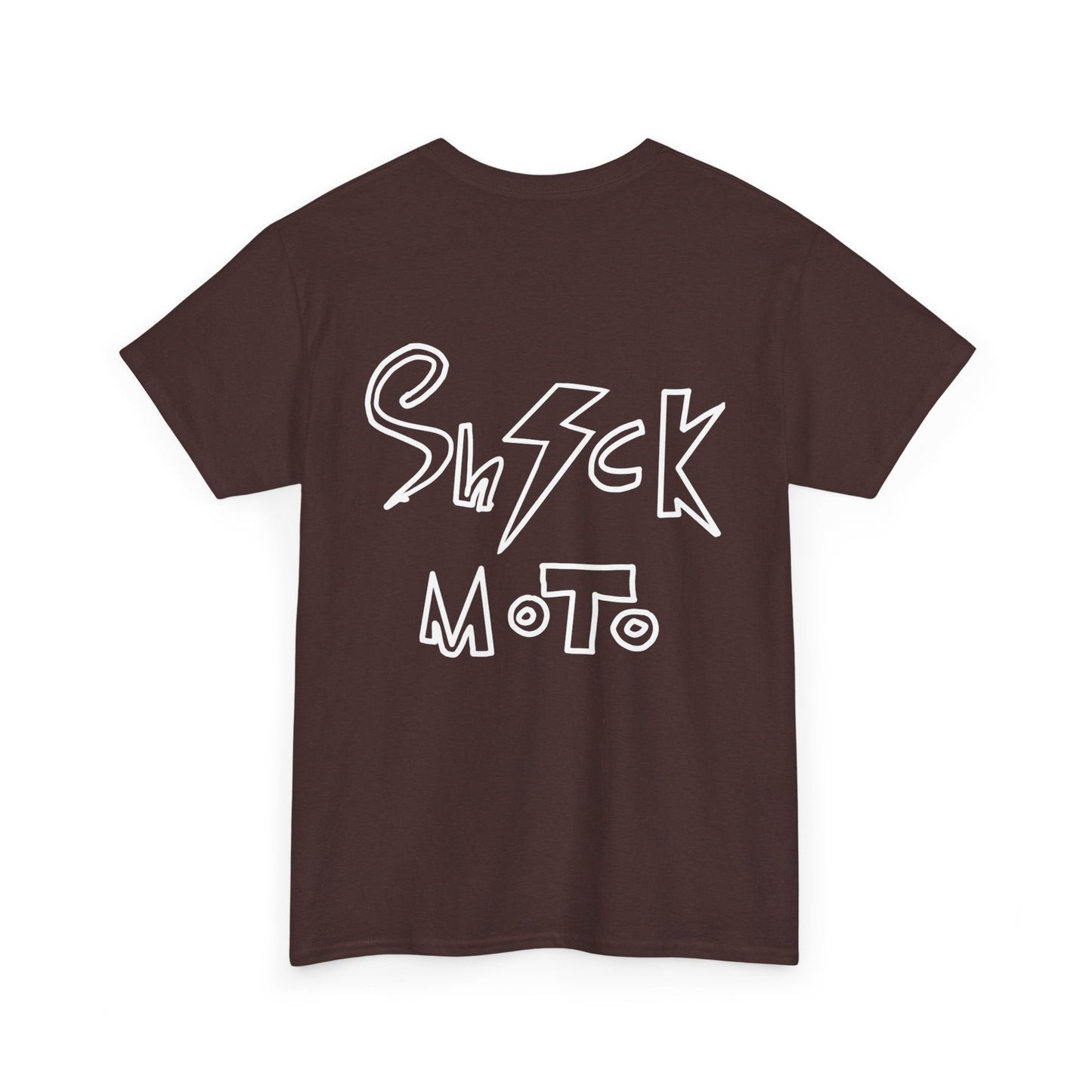 Shockmoto dark color light logo og tee