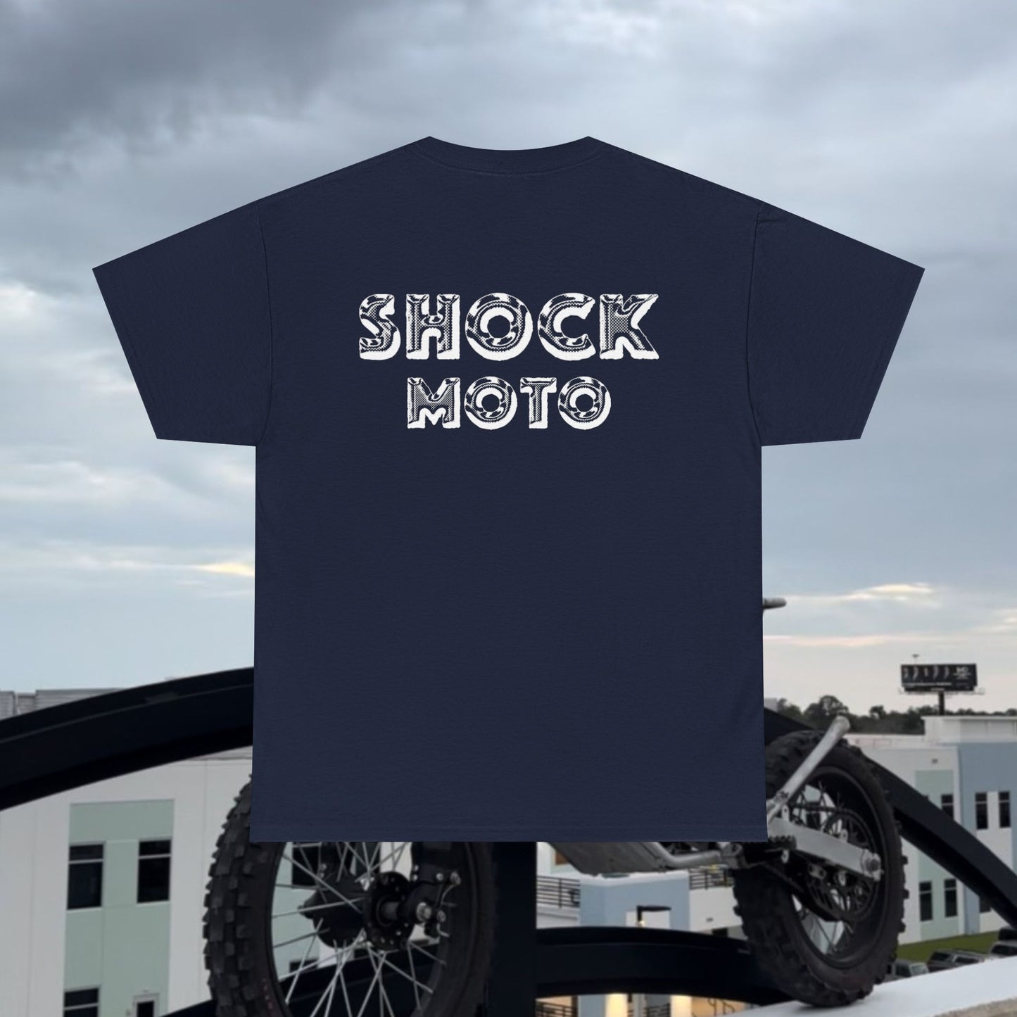 Shockmoto dark colors destroyed logo
