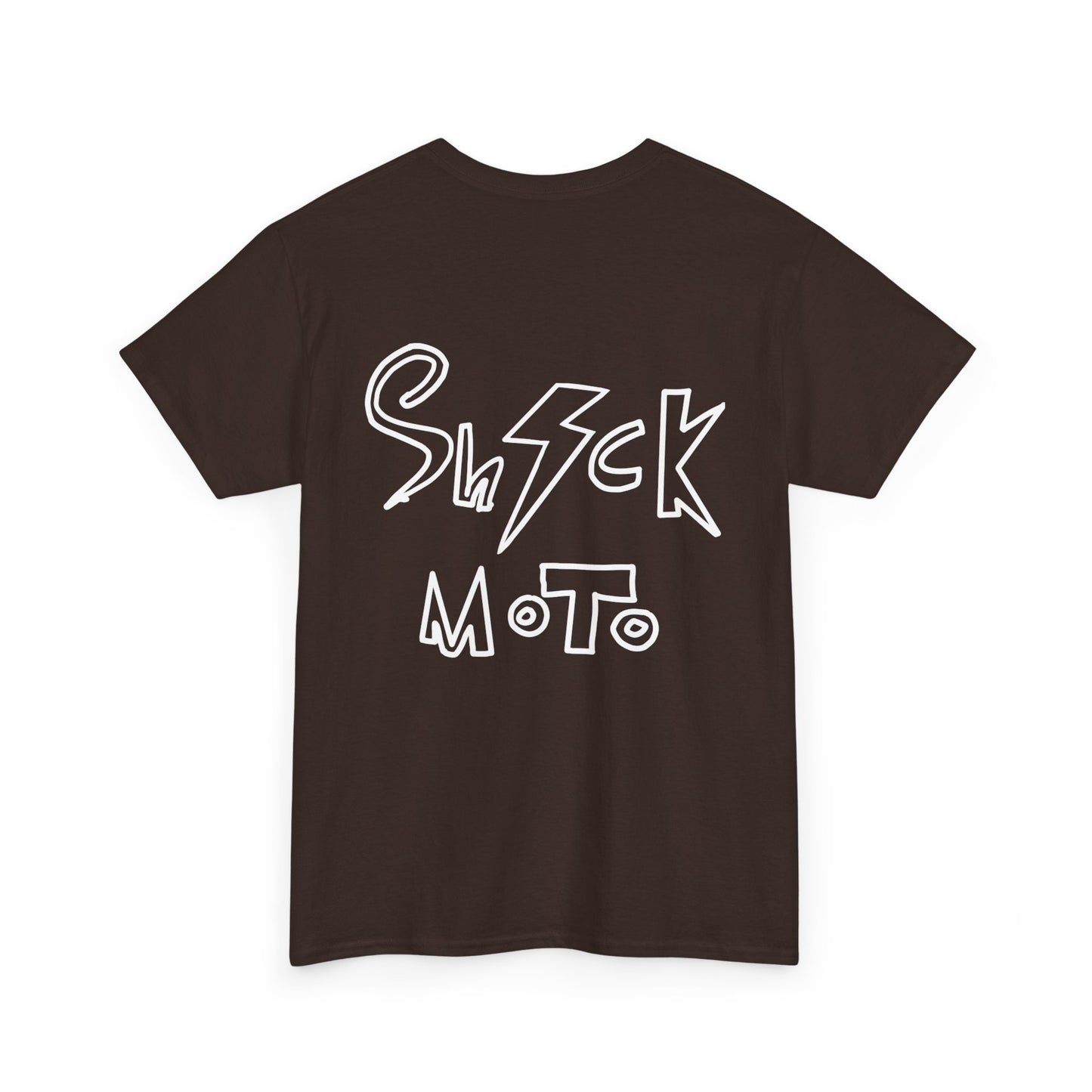 Shockmoto dark color light logo og tee