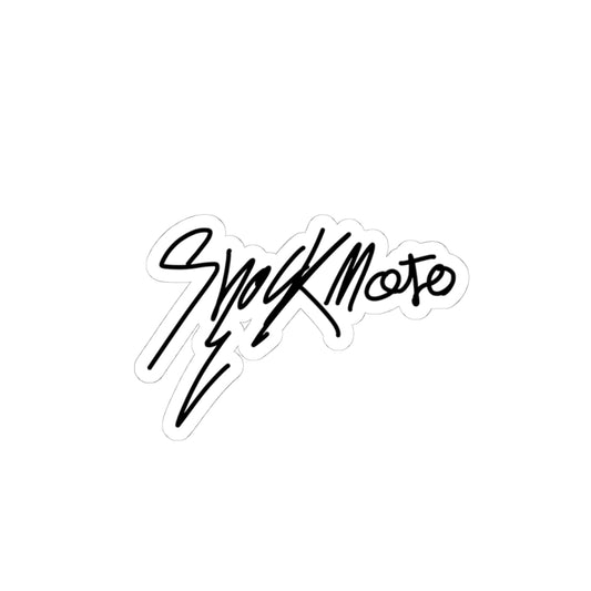 Sleek shockmoto sticker