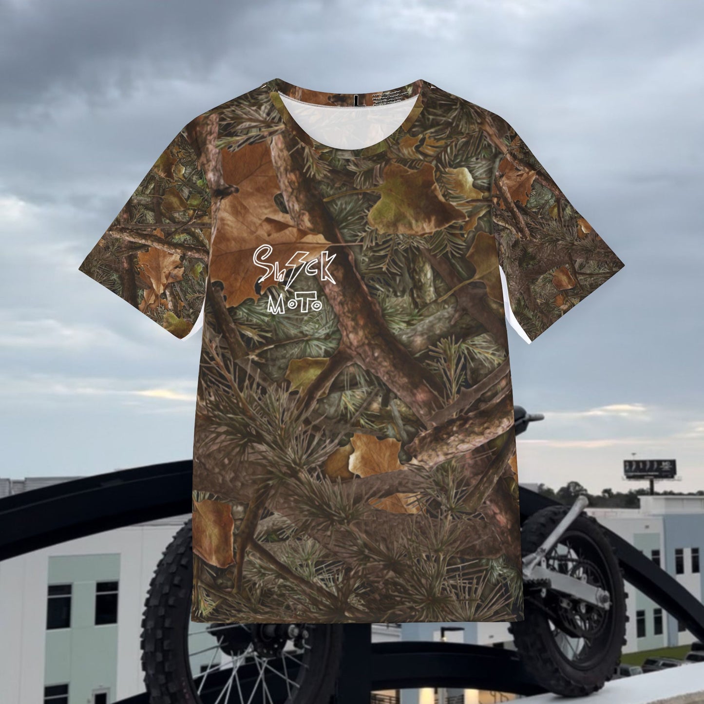 Shockmoto camo tee