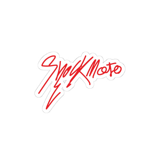 Sleek shockmoto sticker