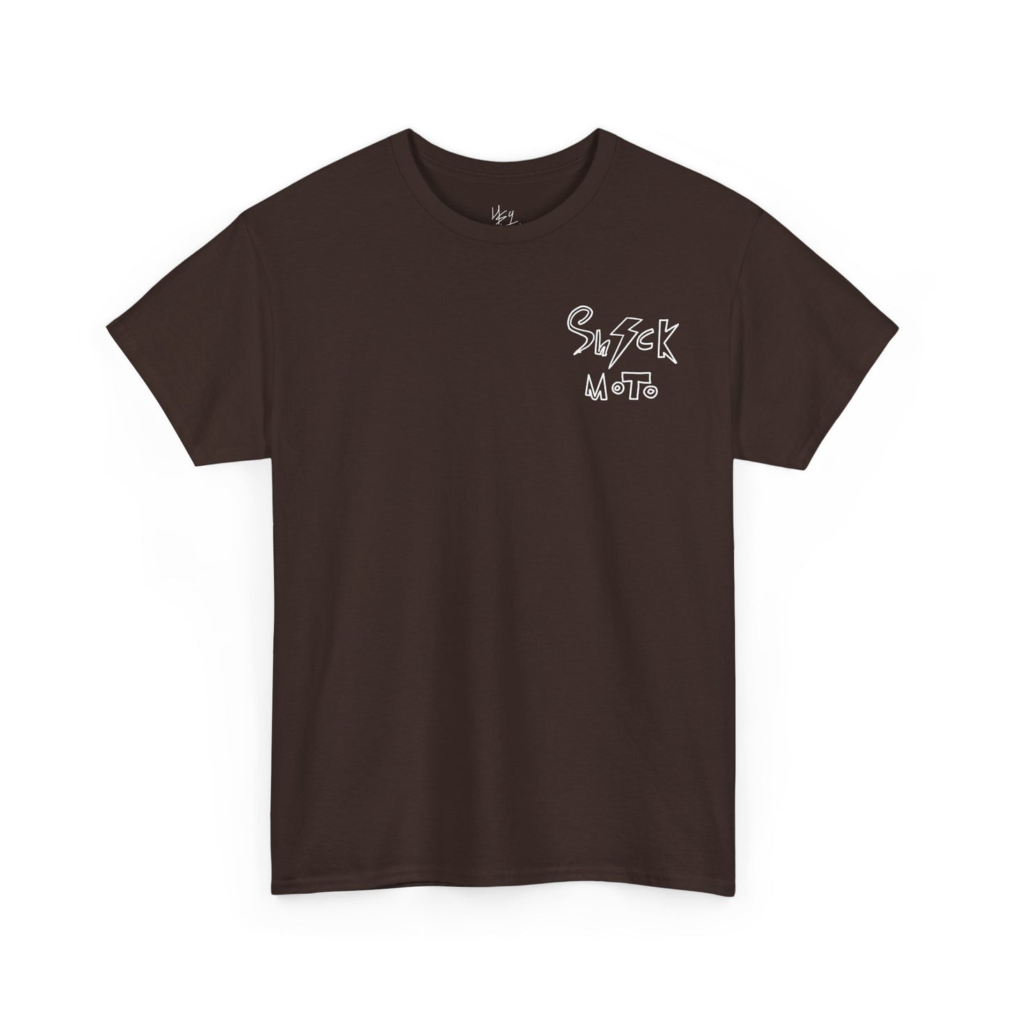 Shockmoto dark color light logo og tee