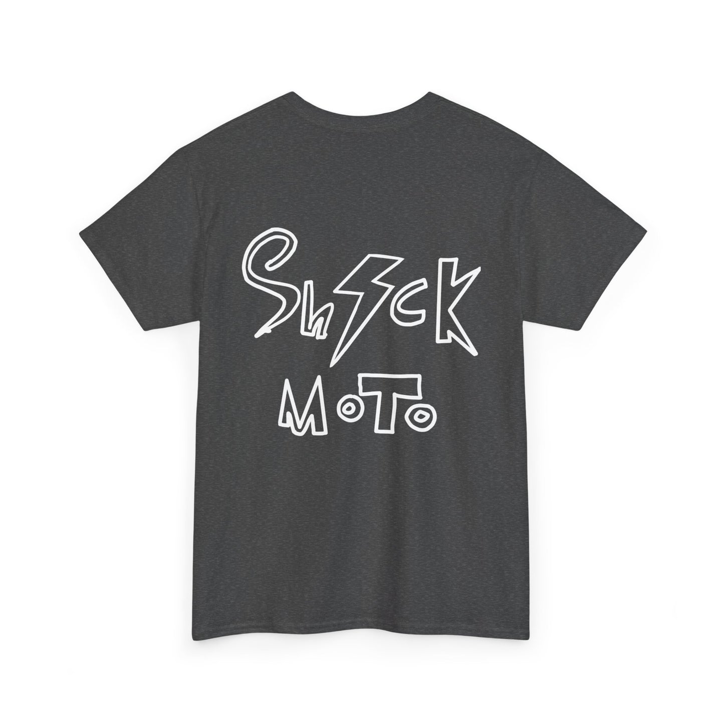 Shockmoto dark color light logo og tee