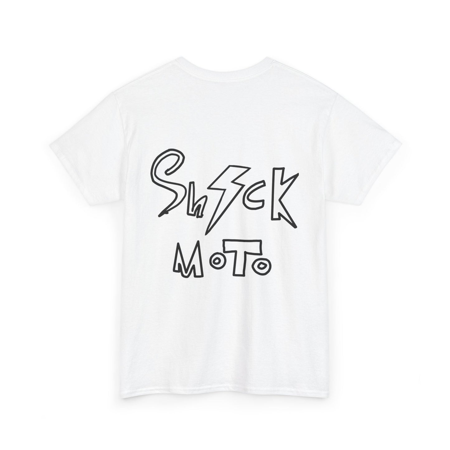 Shock moto graphic tee wheelie and combo in style