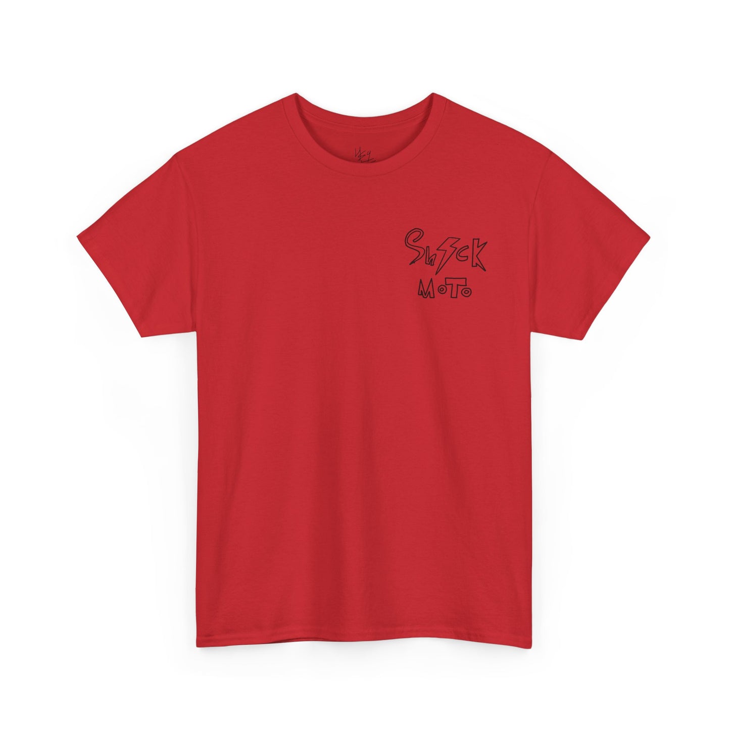 Shock moto graphic tee wheelie and combo in style