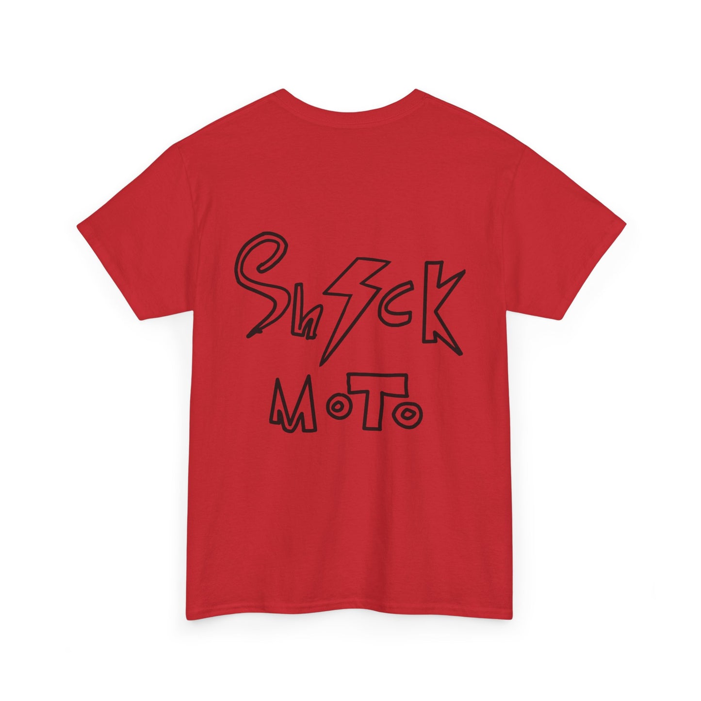 Shock moto graphic tee wheelie and combo in style