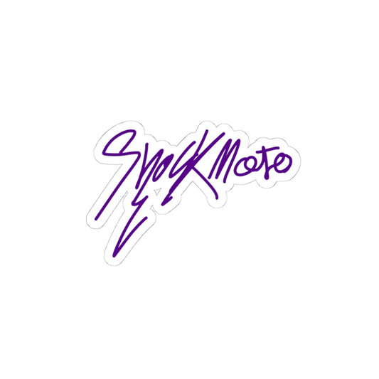 Sleek shockmoto sticker