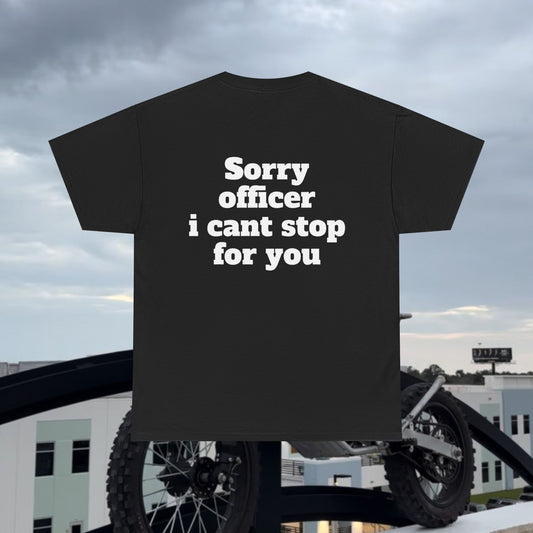Shockmoto dark tee with new logo