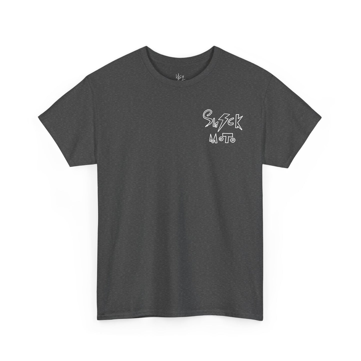Shockmoto dark color light logo og tee