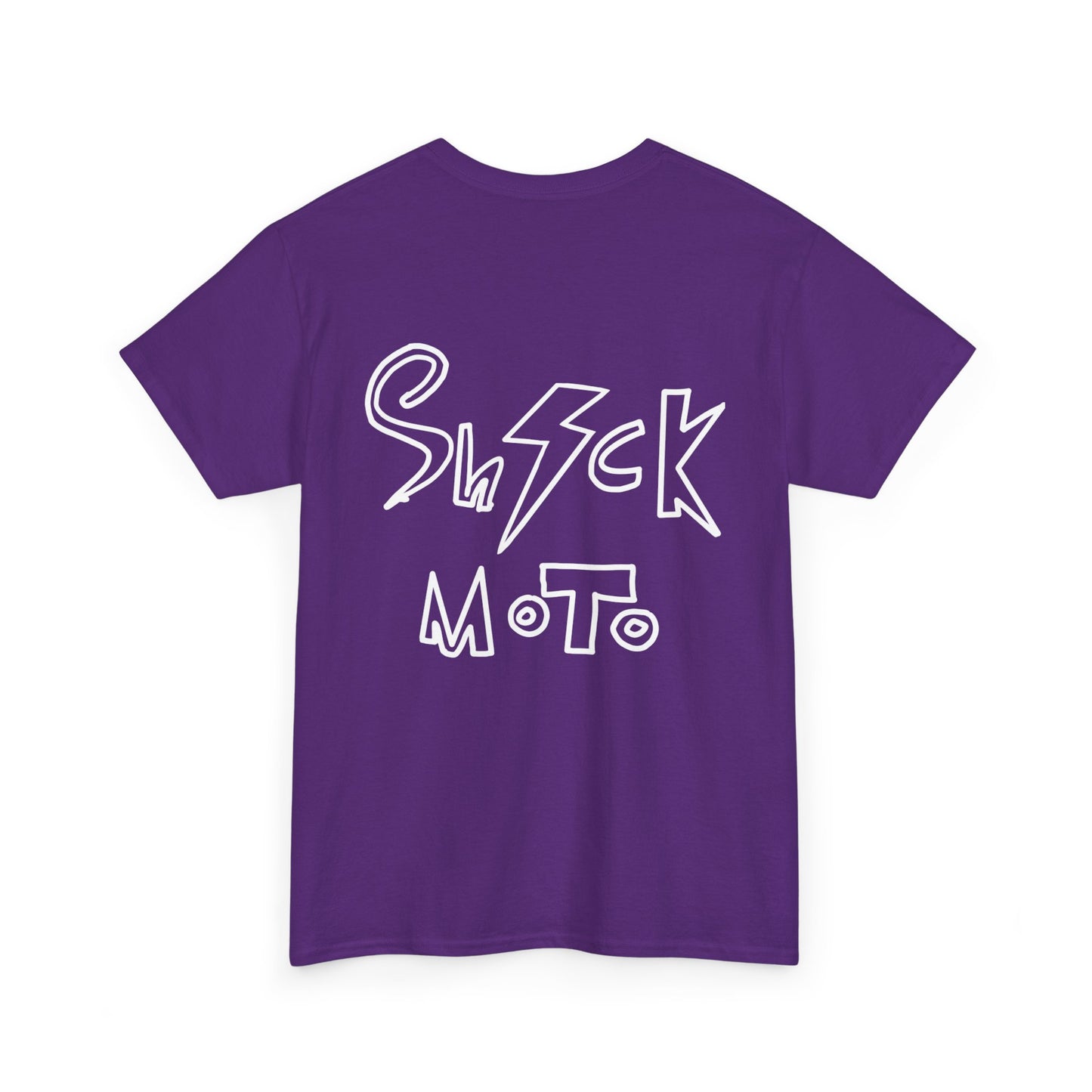Shockmoto dark color light logo og tee
